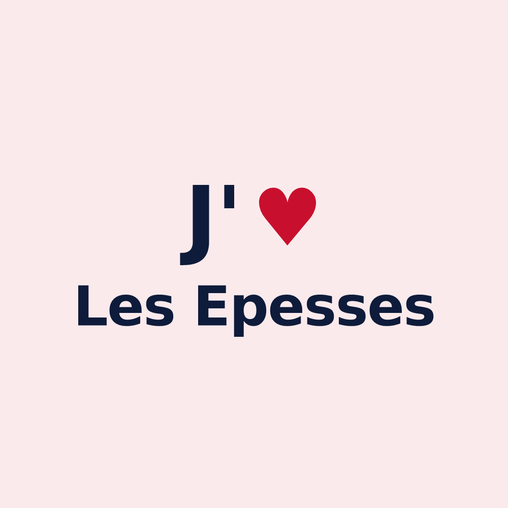 Magnet personnalisé Les Epesses — design J'aime Les Epesses