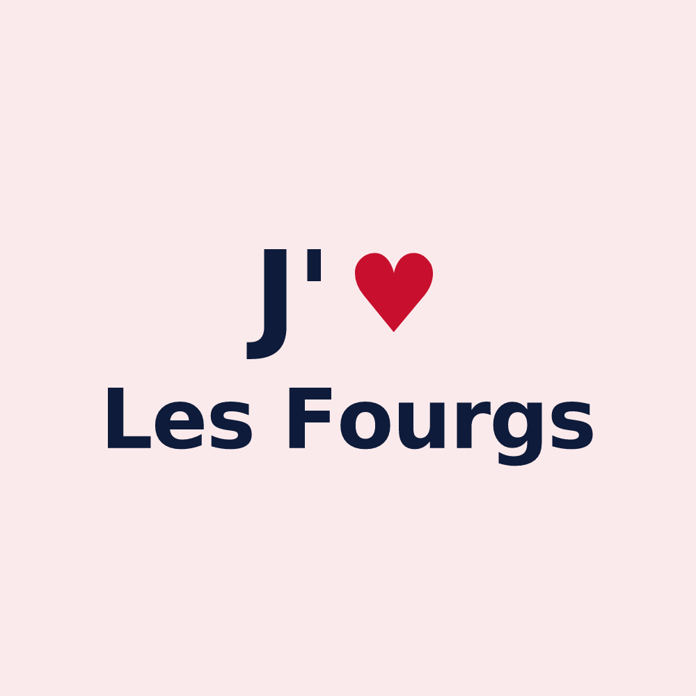 Magnet personnalisé Les Fourgs — design J'aime Les Fourgs