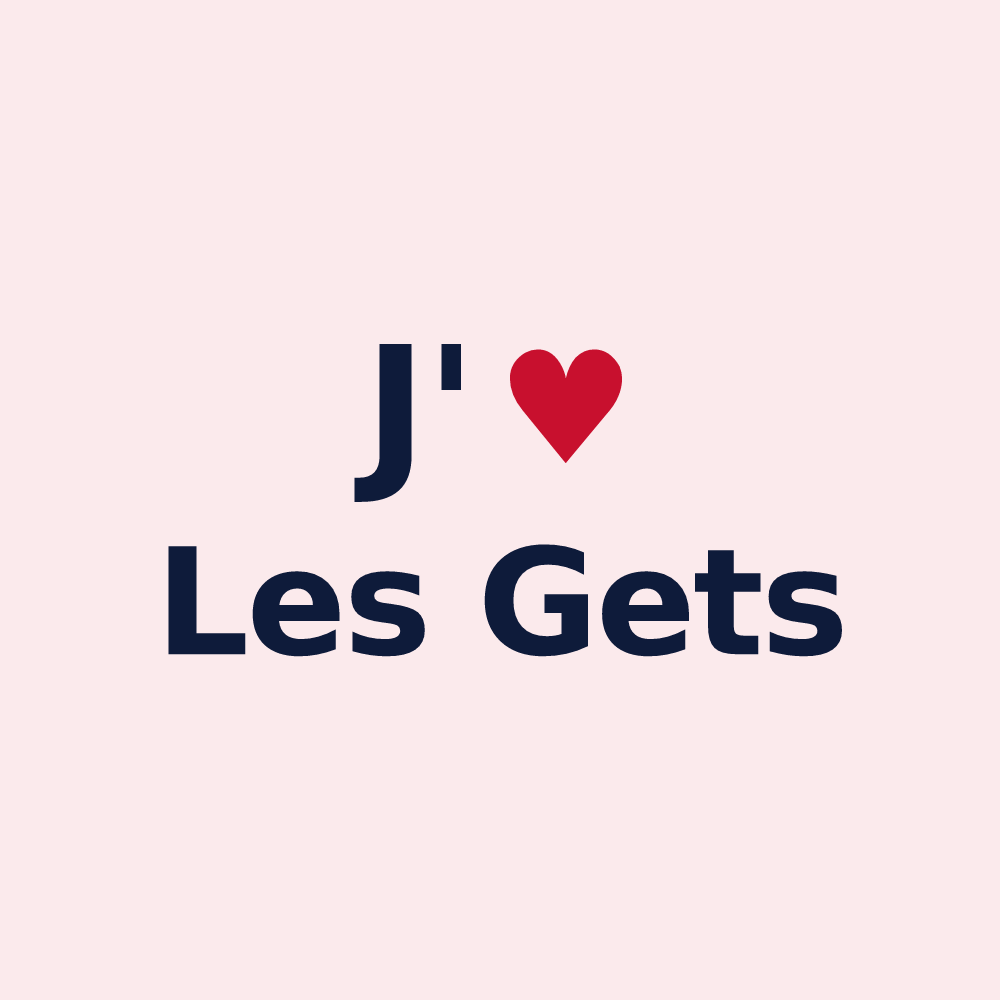 Magnet personnalisé Les Gets — design J'aime Les Gets