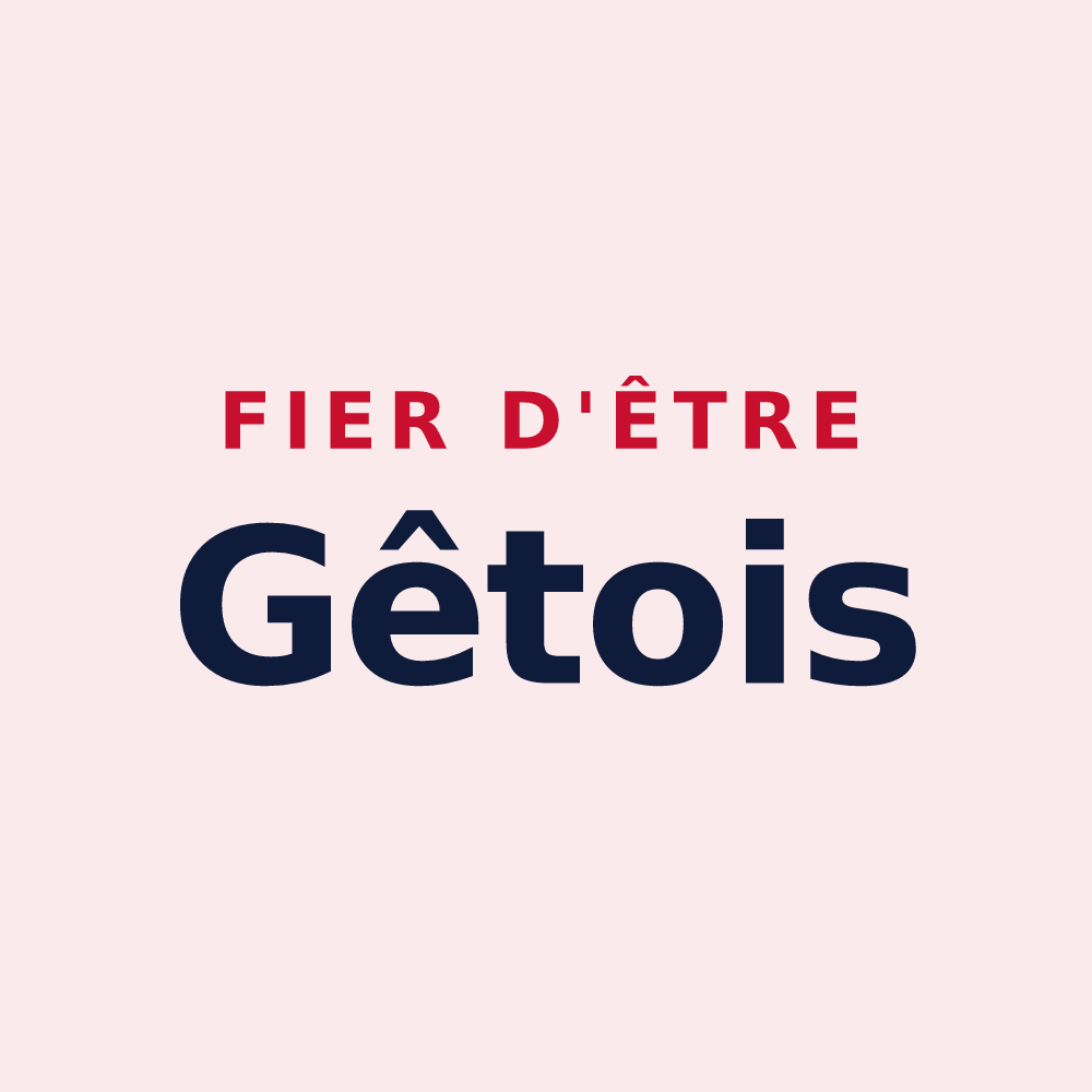 Magnet « Fier d'être Gêtois » — design pour Les Gets