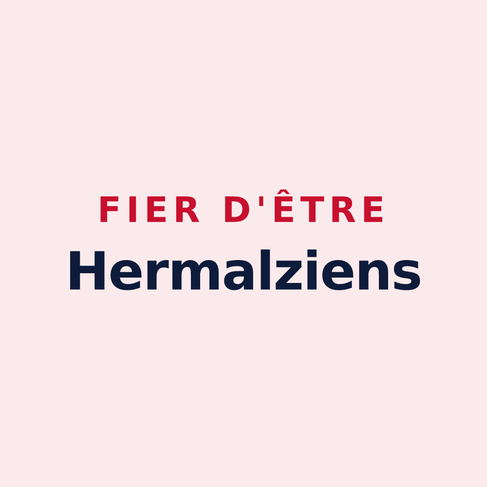 Magnet « Fier d'être Hermalziens » — design pour Les Hermaux