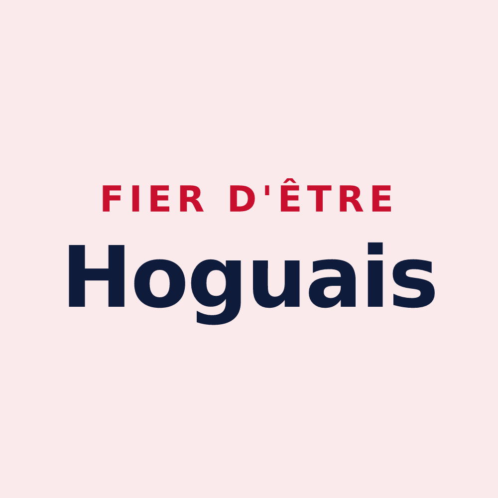 Magnet « Fier d'être Hoguais » — design pour Les Hogues
