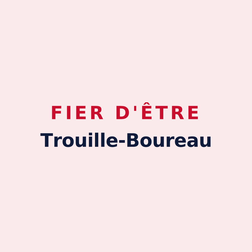 Magnet « Fier d'être Trouille-Boureau » — design pour Les Hôpitaux-Vieux