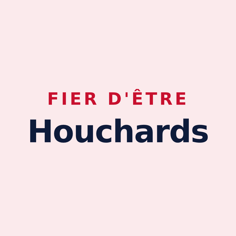 Magnet « Fier d'être Houchards » — design pour Les Houches