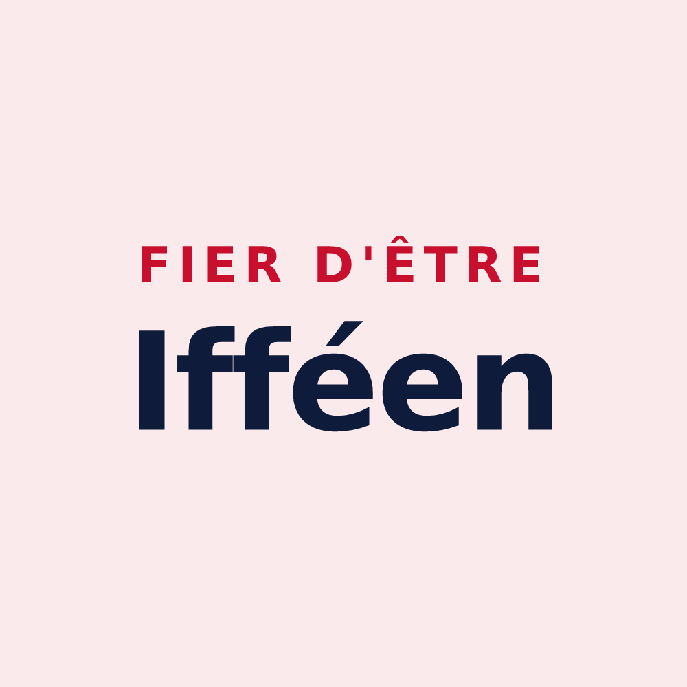 Magnet « Fier d'être Ifféen » — design pour Les Iffs