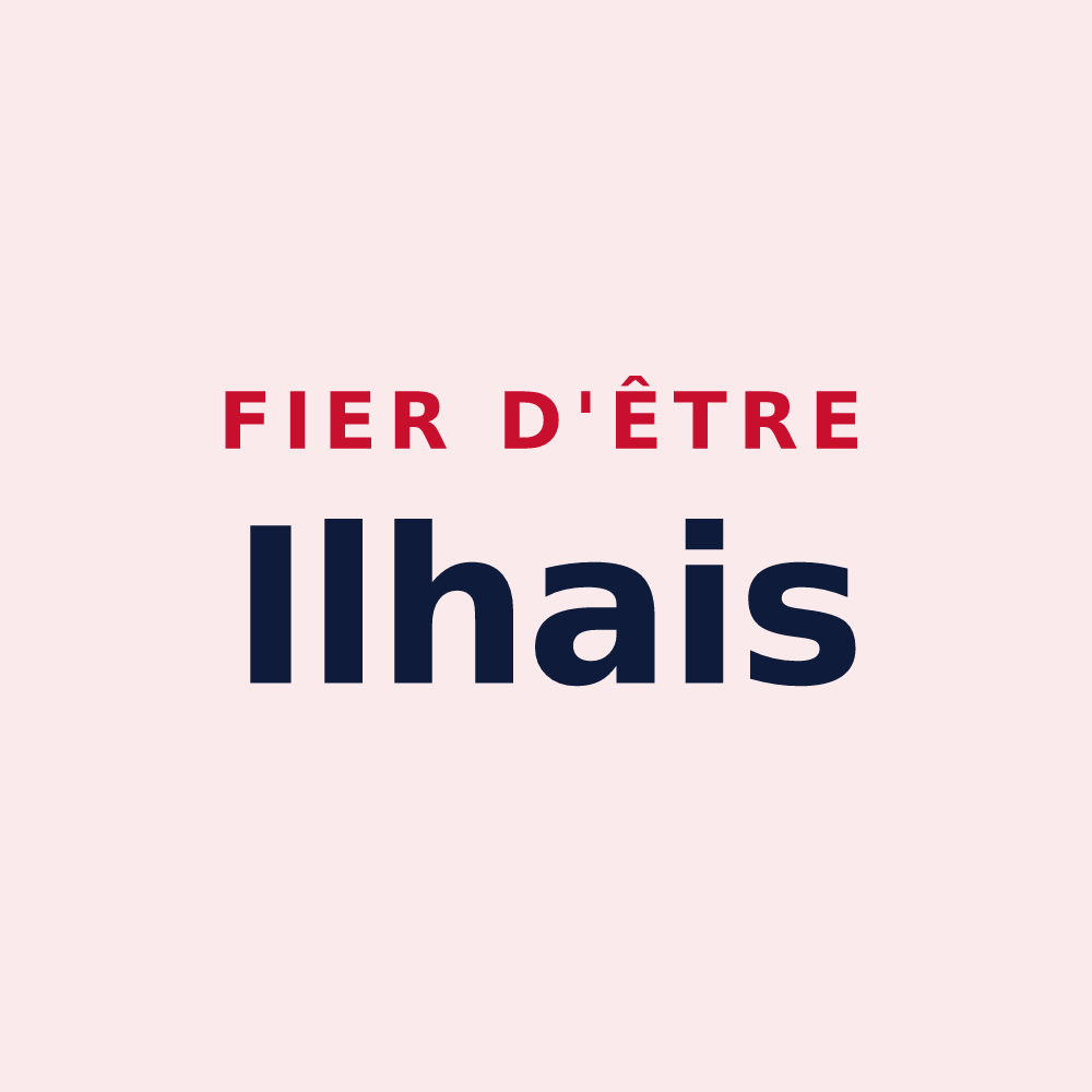 Magnet « Fier d'être Ilhais » — design pour Les Ilhes