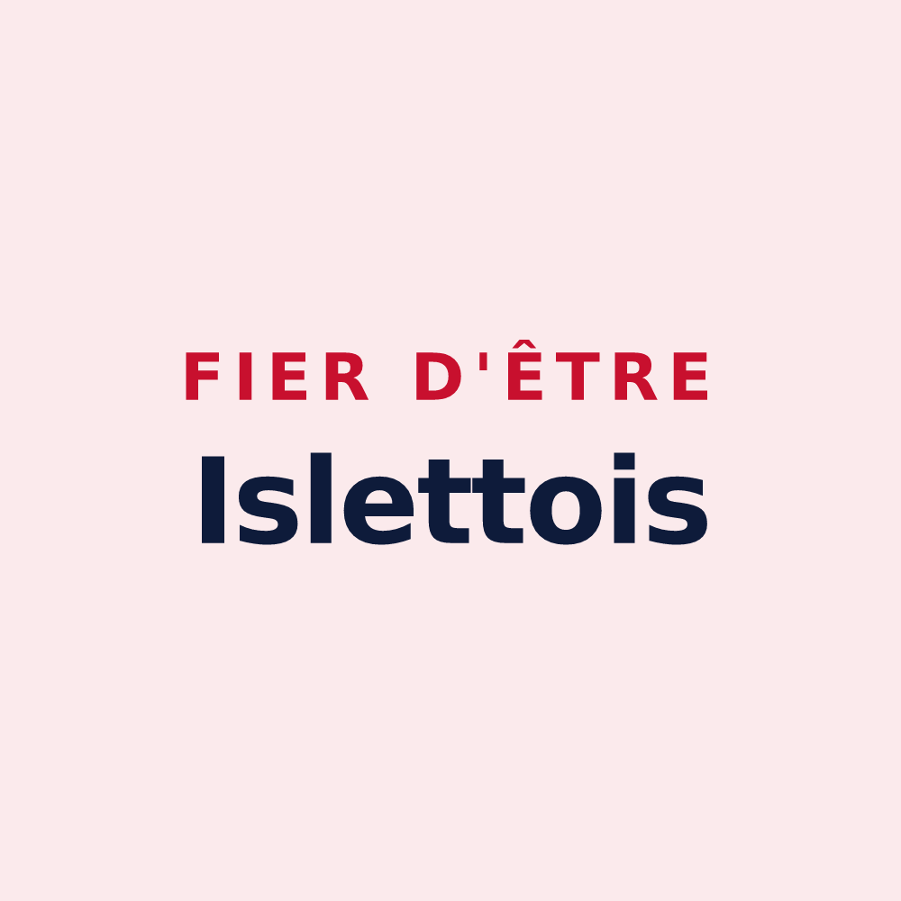 Magnet « Fier d'être Islettois » — design pour Les Islettes