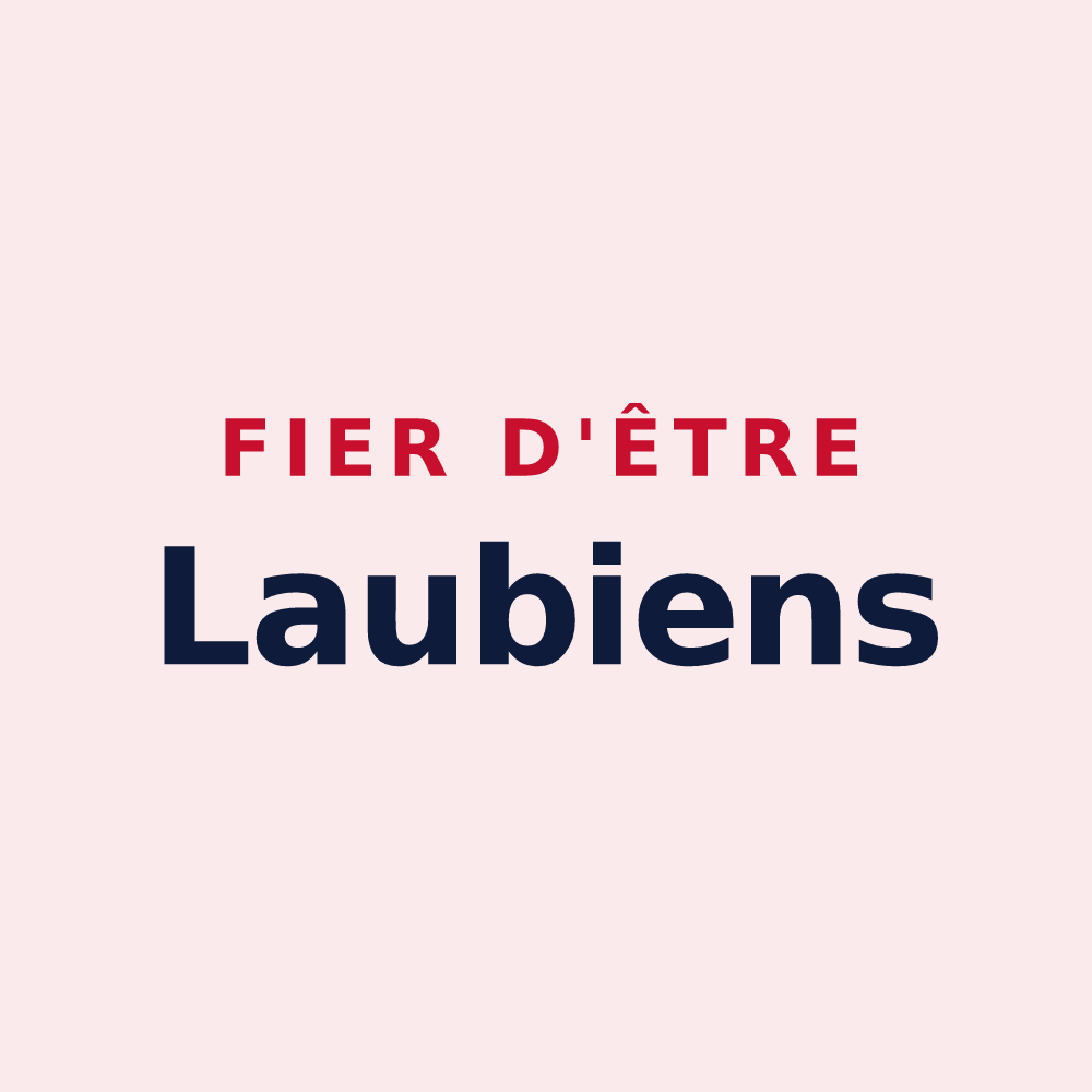 Magnet « Fier d'être Laubiens » — design pour Les Laubies