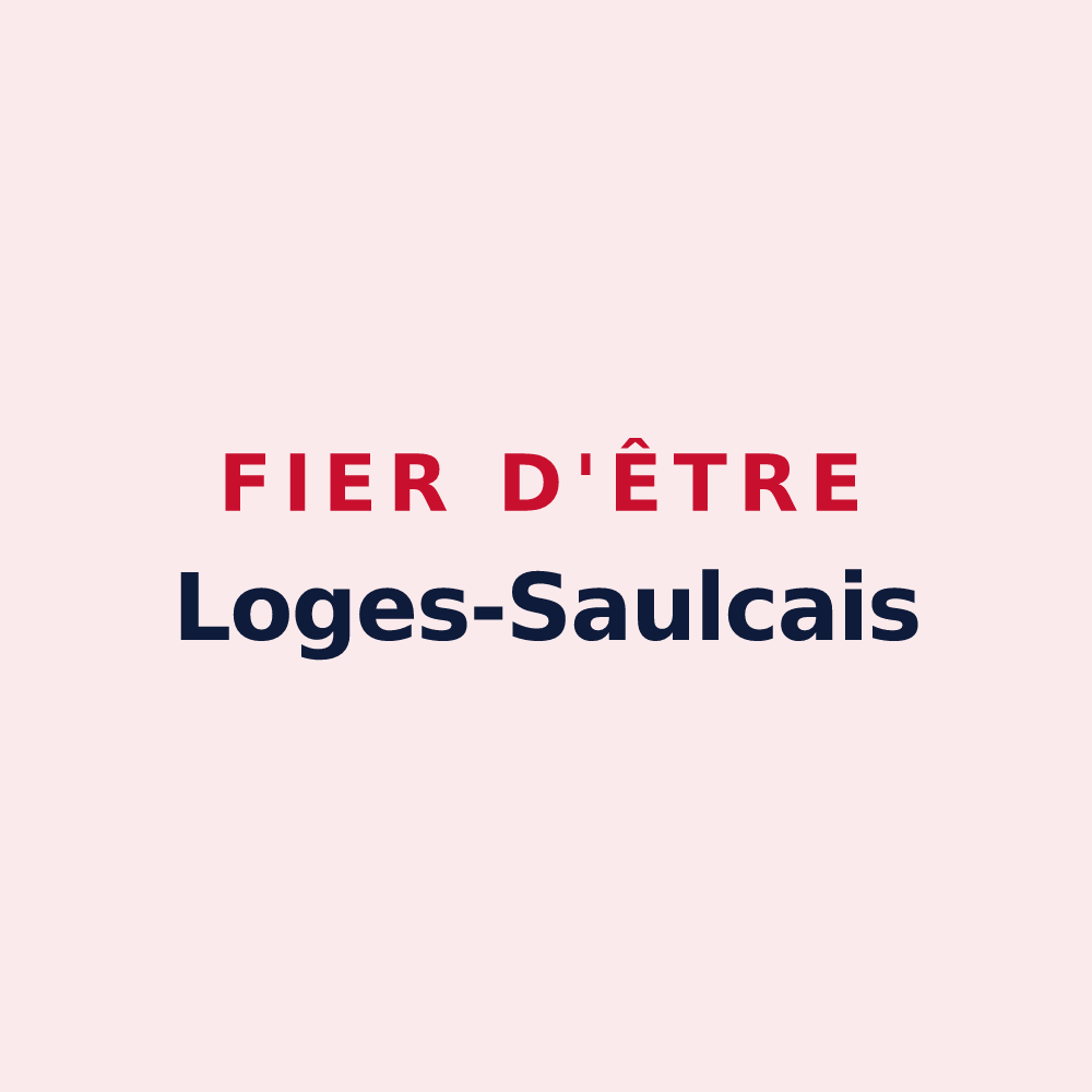 Magnet « Fier d'être Loges-Saulcais » — design pour Les Loges-Saulces
