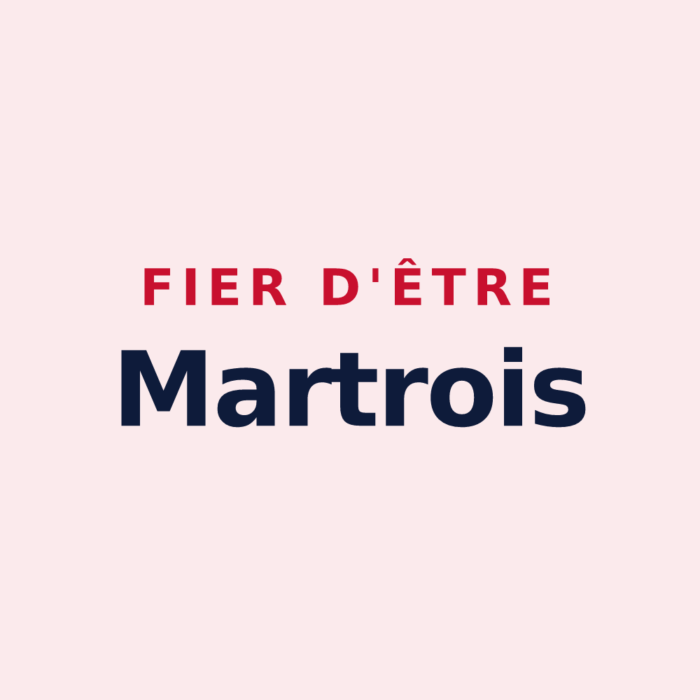 Magnet « Fier d'être Martrois » — design pour Les Martres-de-Veyre