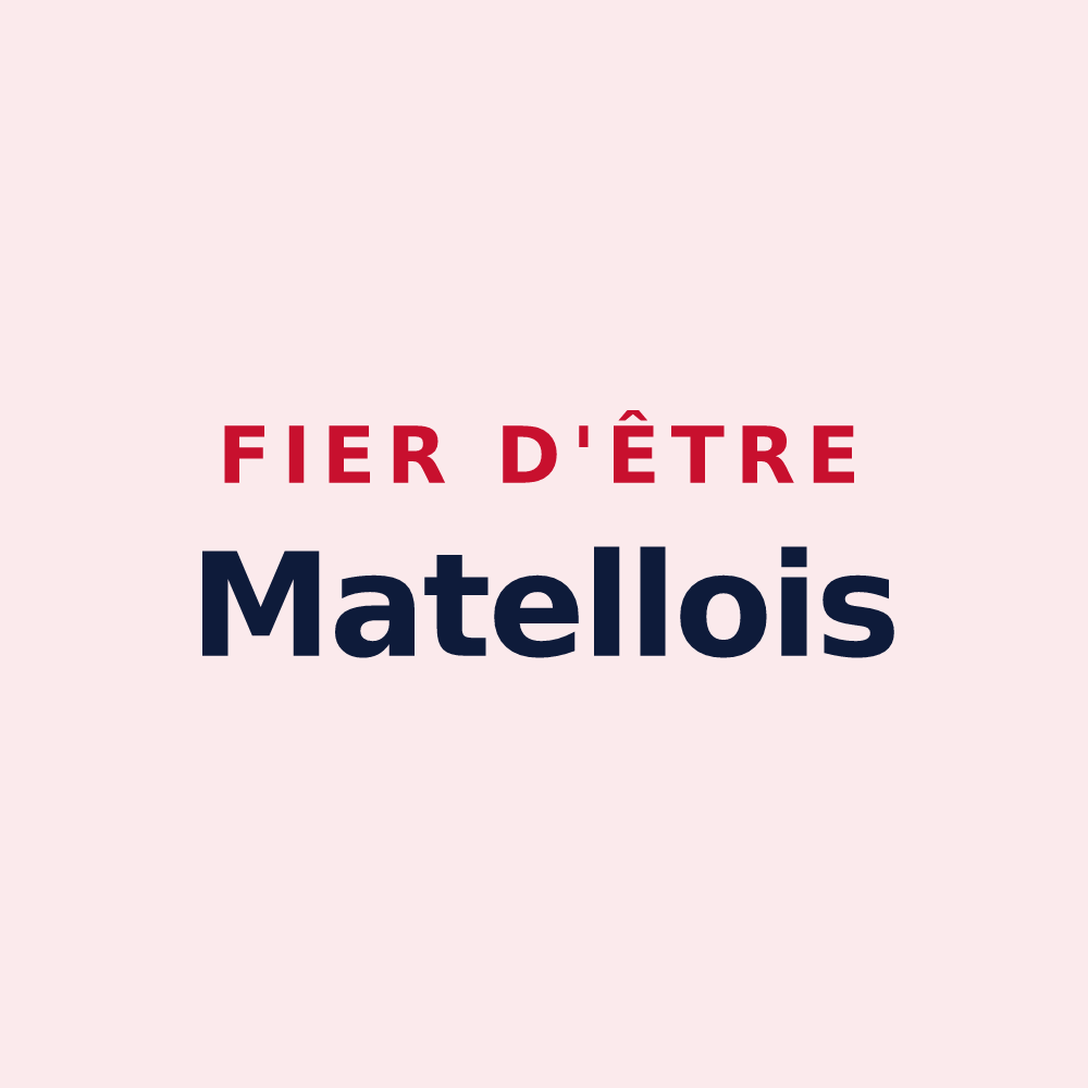 Magnet « Fier d'être Matellois » — design pour Les Matelles