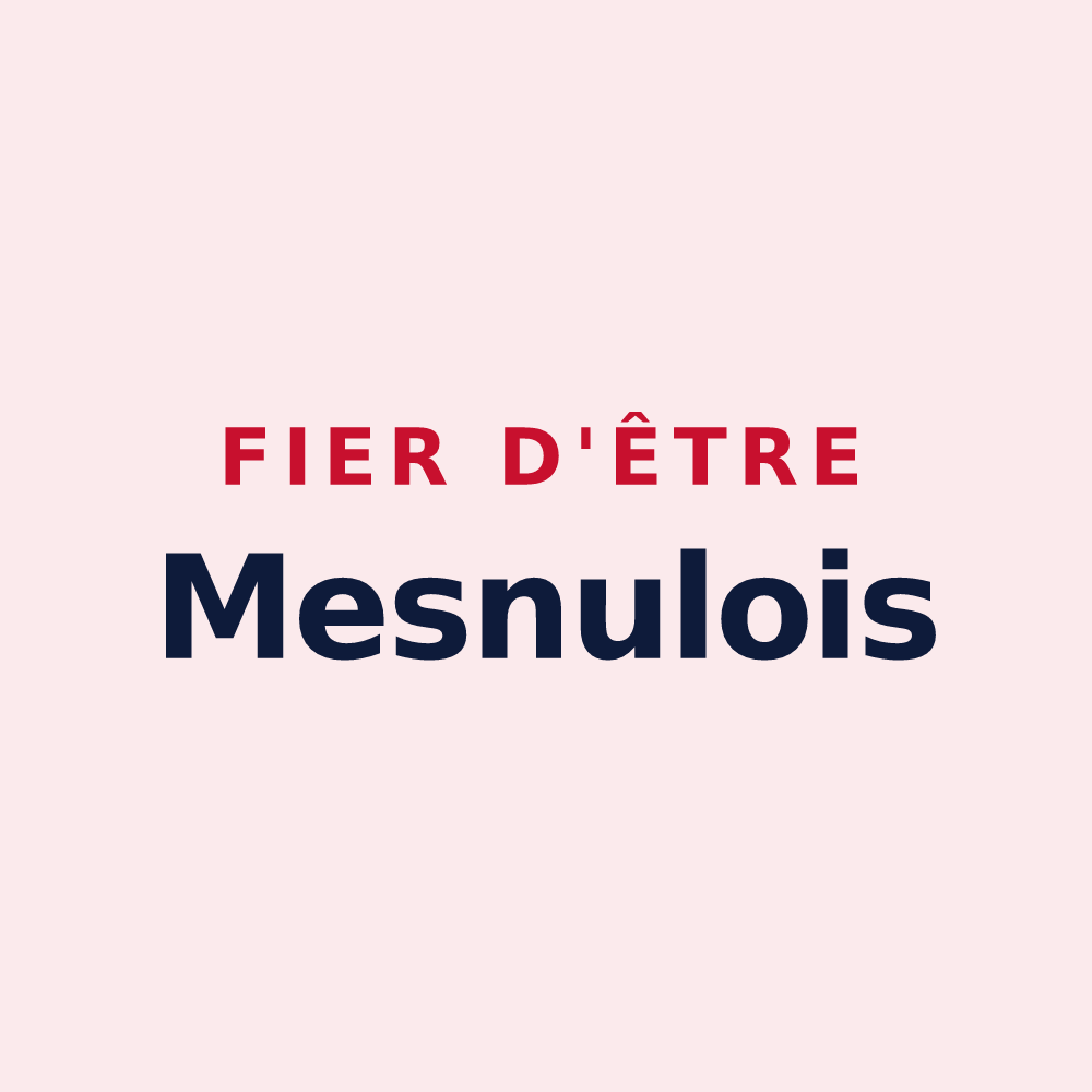 Magnet « Fier d'être Mesnulois » — design pour Les Mesnuls