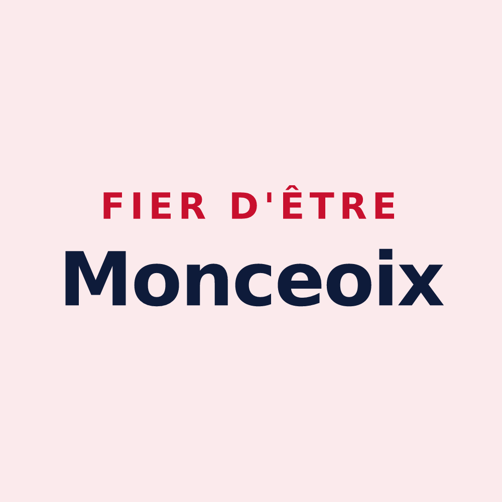 Magnet « Fier d'être Monceoix » — design pour Les Monceaux