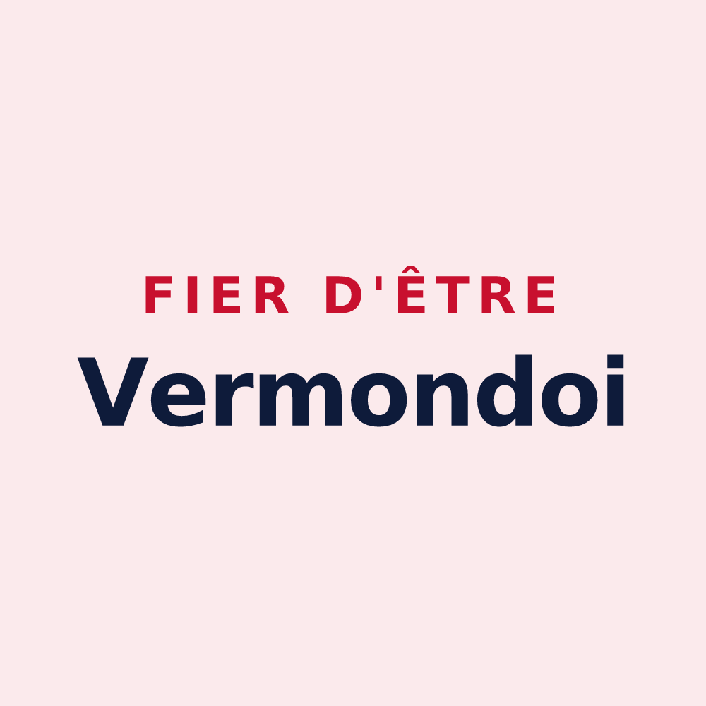 Magnet « Fier d'être Vermondoi » — design pour Les Monts-Verts