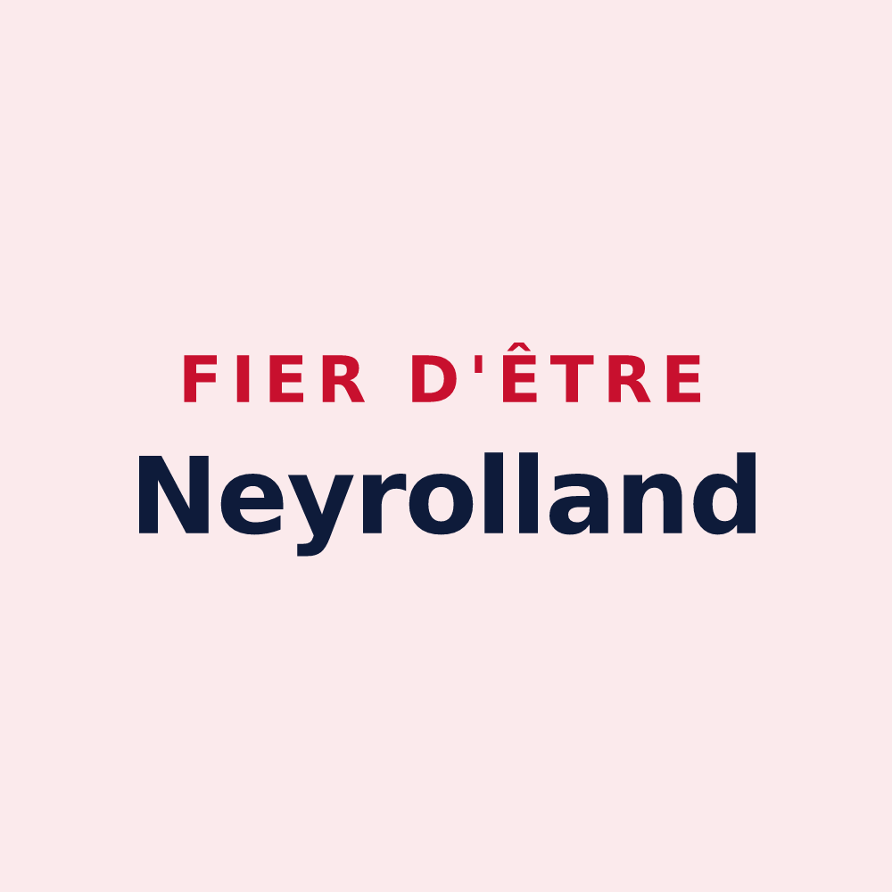 Magnet « Fier d'être Neyrolland » — design pour Les Neyrolles