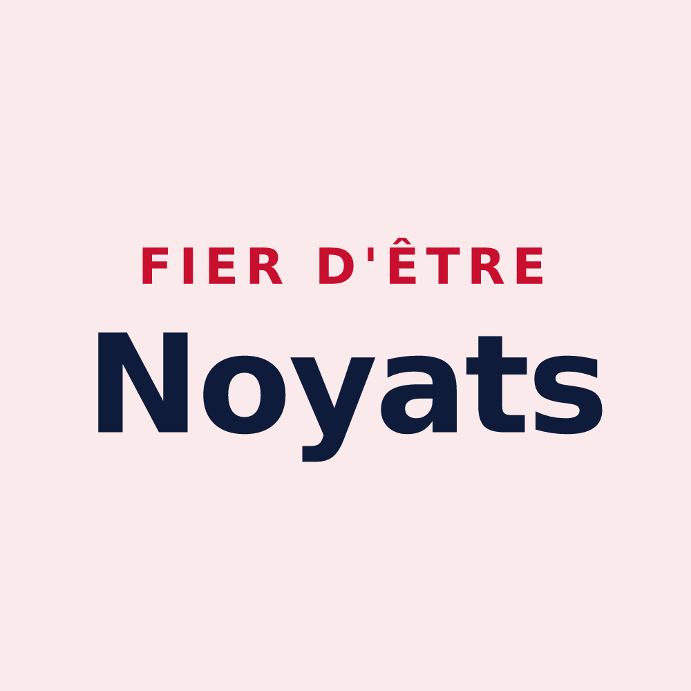 Magnet « Fier d'être Noyats » — design pour Les Noës-près-Troyes