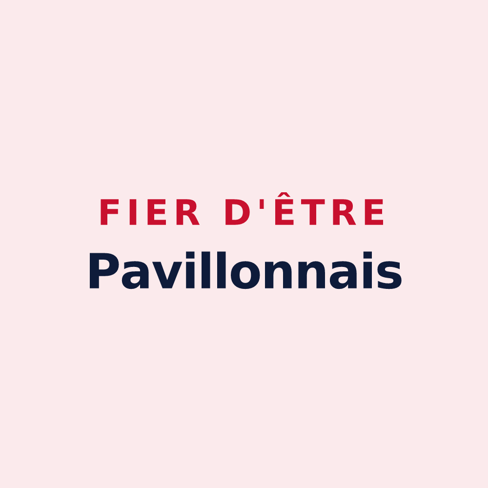 Magnet « Fier d'être Pavillonnais » — design pour Les Pavillons-sous-Bois