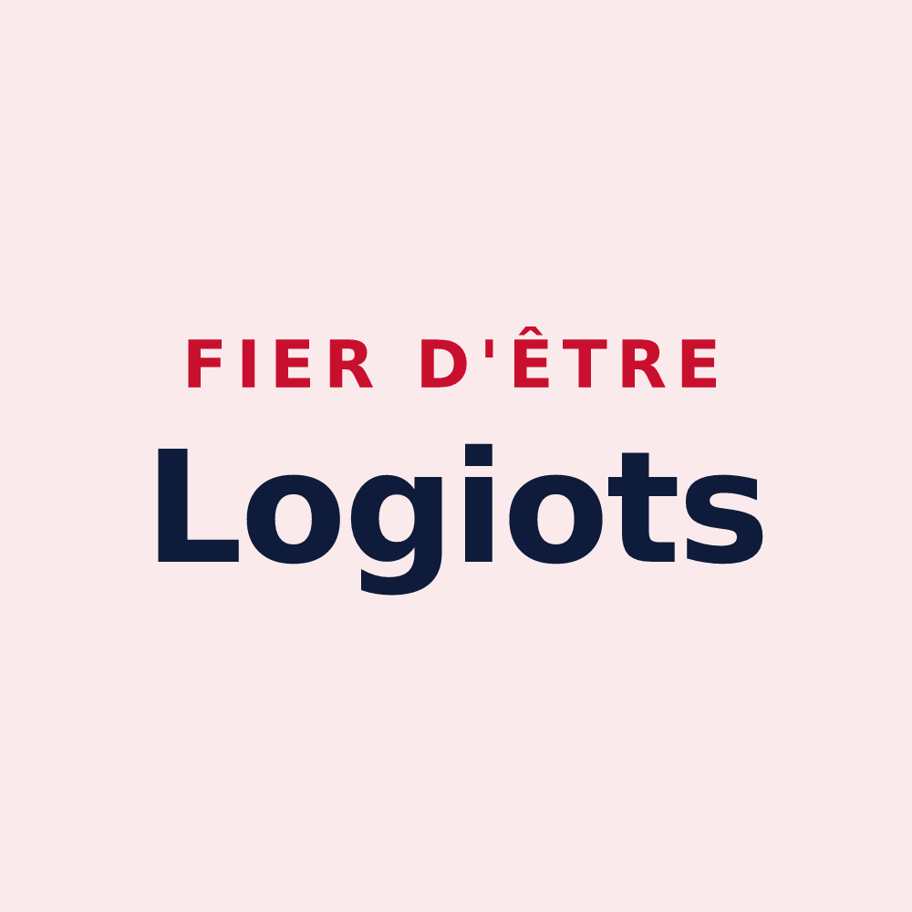 Magnet « Fier d'être Logiots » — design pour Les Petites-Loges