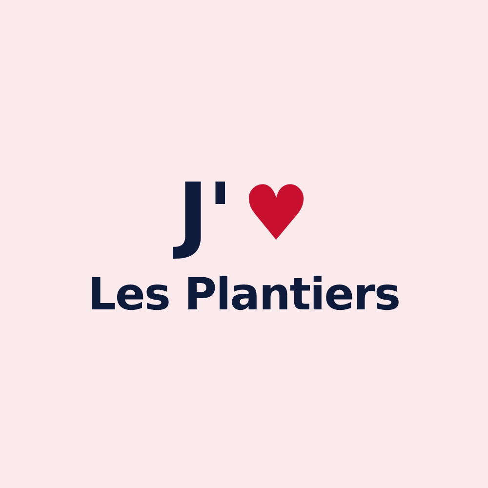 Magnet personnalisé Les Plantiers — design J'aime Les Plantiers