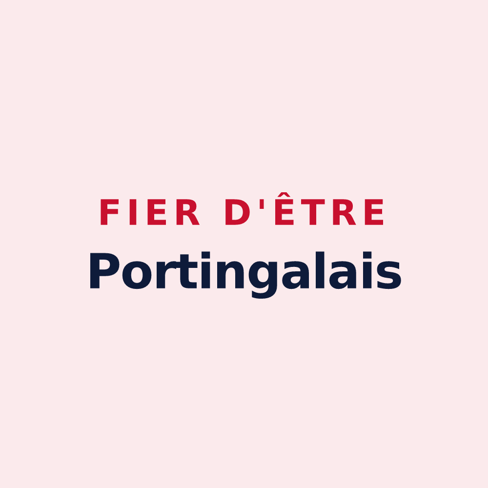 Magnet « Fier d'être Portingalais » — design pour Les Portes-en-Ré