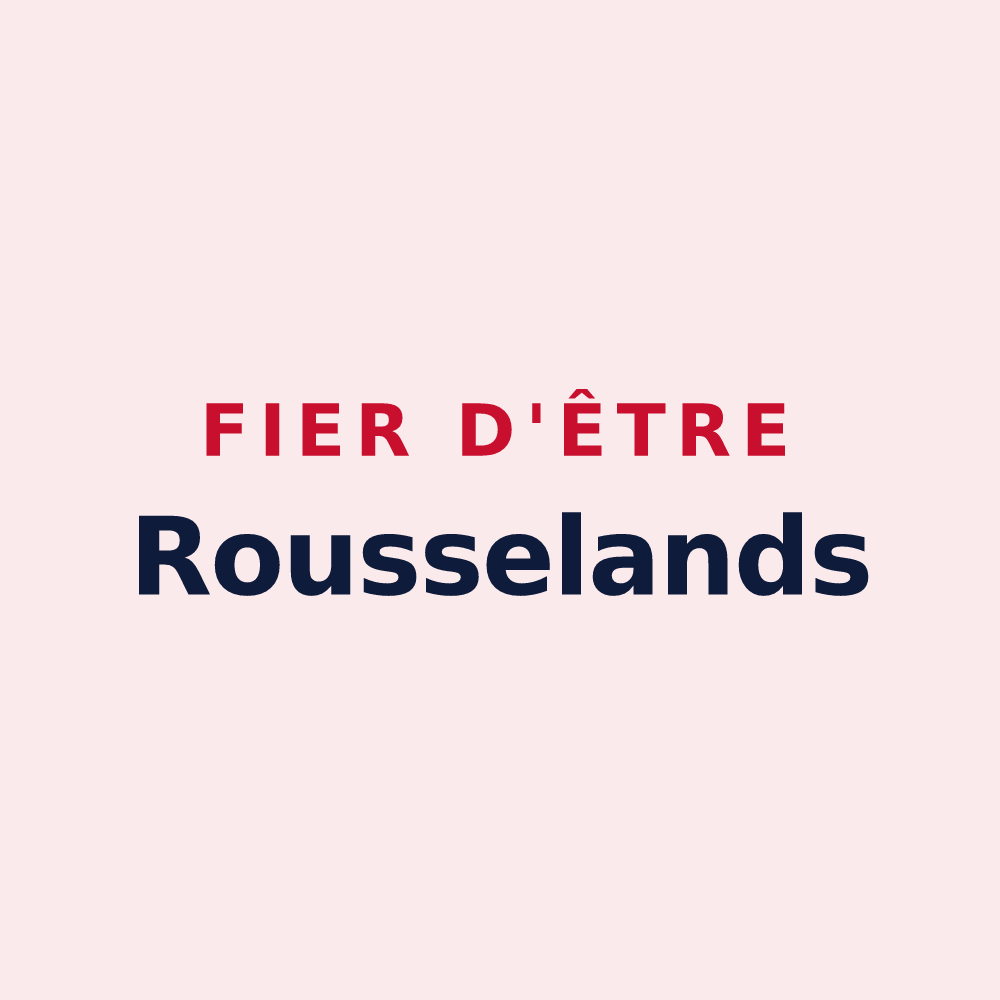 Magnet « Fier d'être Rousselands » — design pour Les Rousses
