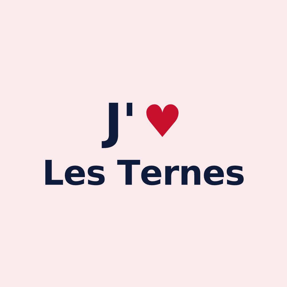 Magnet personnalisé Les Ternes — design J'aime Les Ternes