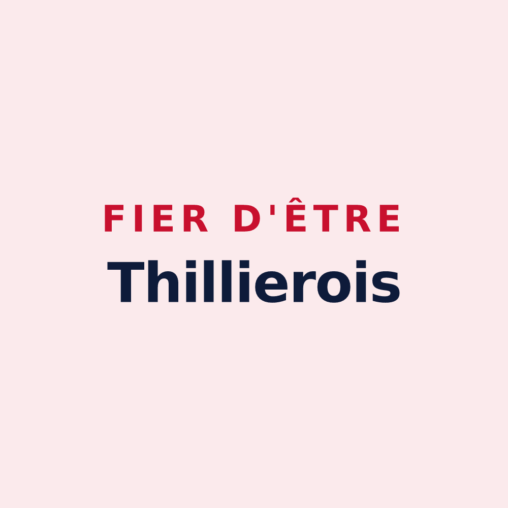 Magnet « Fier d'être Thillierois » — design pour Les Thilliers-en-Vexin