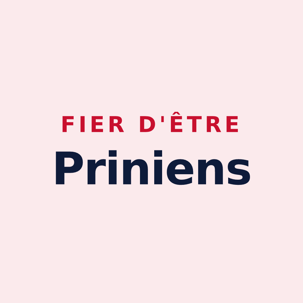 Magnet « Fier d'être Priniens » — design pour Les Touches-de-Périgny
