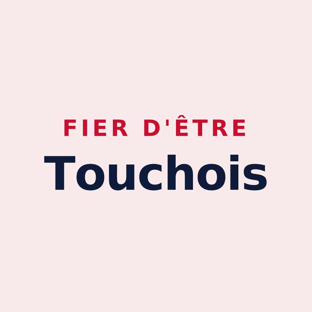 Magnet « Fier d'être Touchois » — design pour Les Touches