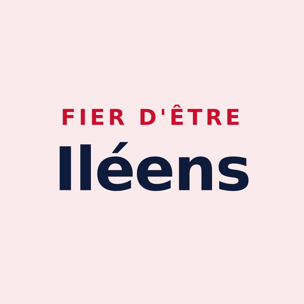 Magnet « Fier d'être Iléens » — design pour Les Trois-Îlets