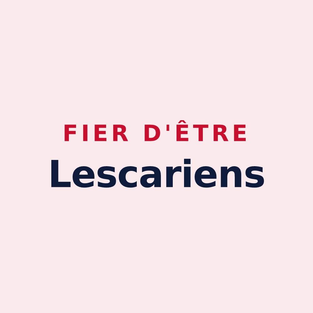 Magnet « Fier d'être Lescariens » — design pour Lescar