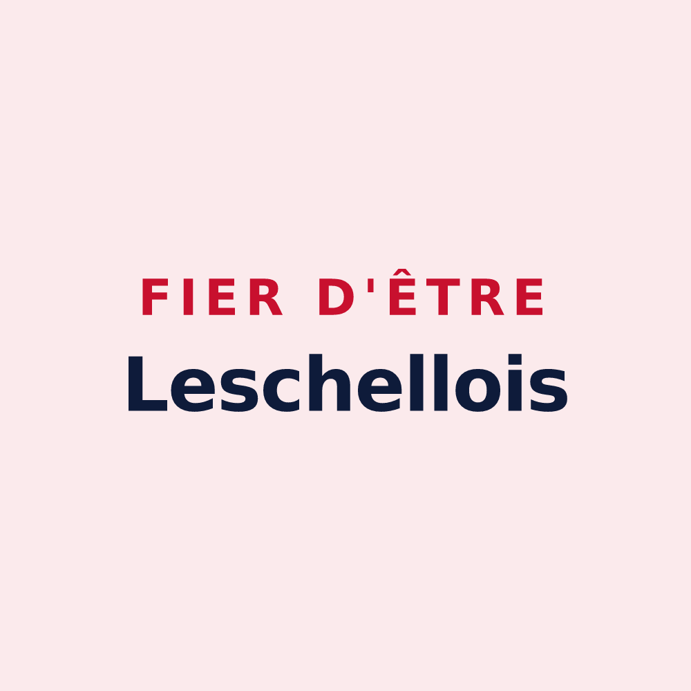 Magnet « Fier d'être Leschellois » — design pour Leschelle