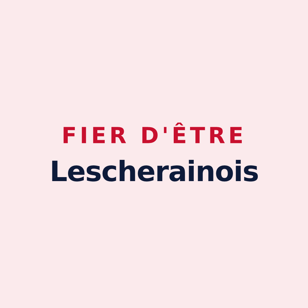 Magnet « Fier d'être Lescherainois » — design pour Lescheraines