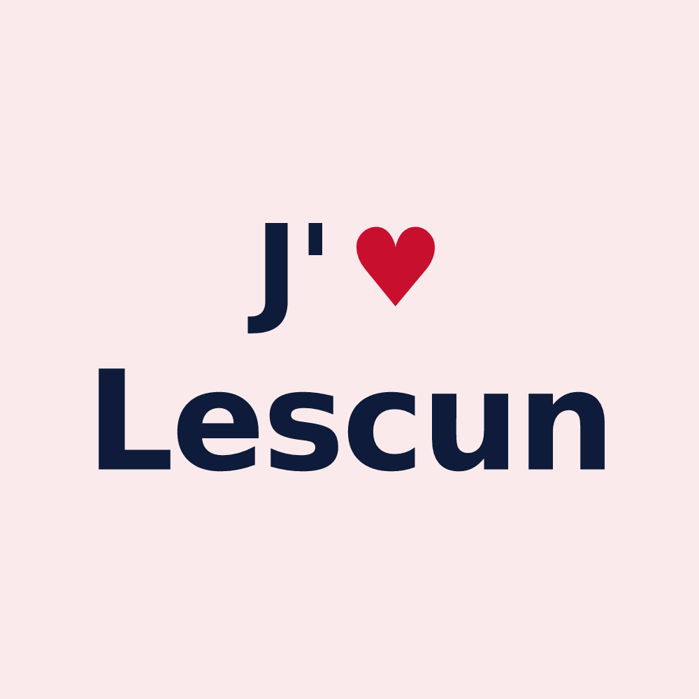 Magnet personnalisé Lescun — design J'aime Lescun