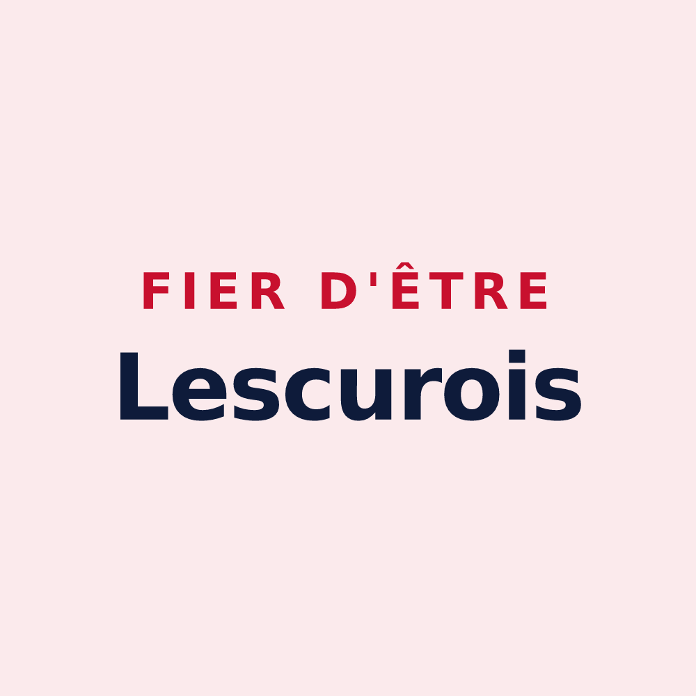 Magnet « Fier d'être Lescurois » — design pour Lescure-Jaoul