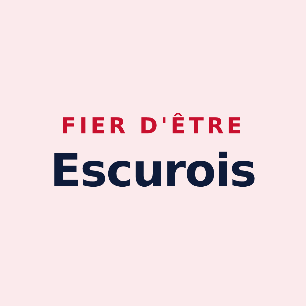 Magnet « Fier d'être Escurois » — design pour Lescure