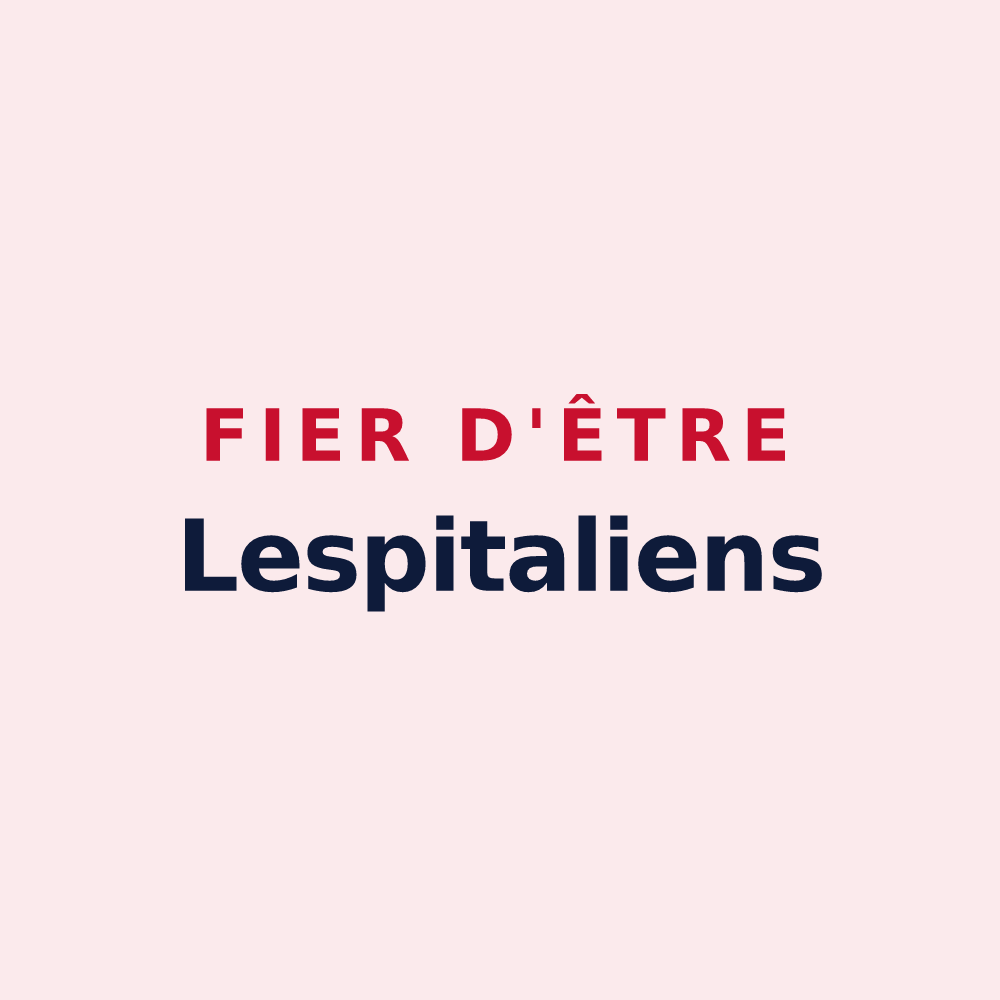 Magnet « Fier d'être Lespitaliens » — design pour Lespiteau