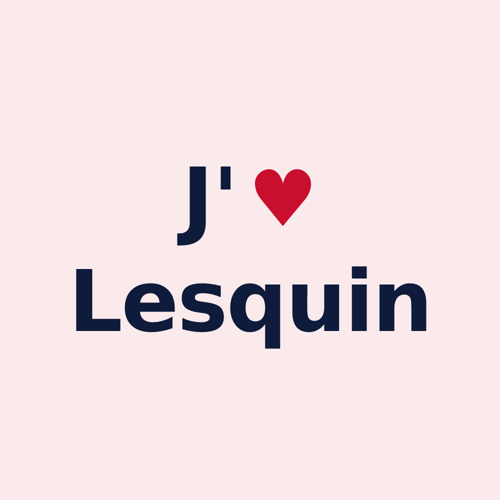 Magnet personnalisé Lesquin — design J'aime Lesquin