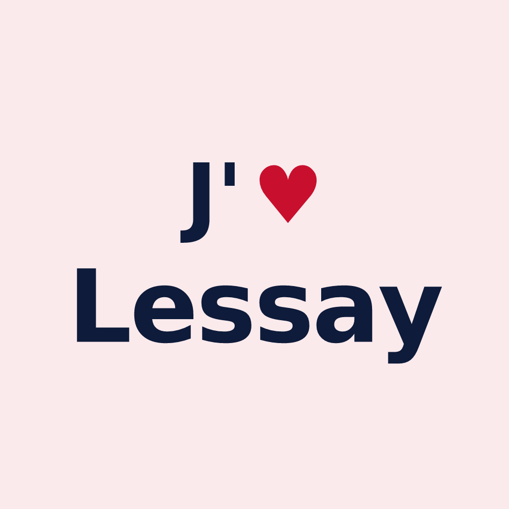 Magnet personnalisé Lessay — design J'aime Lessay