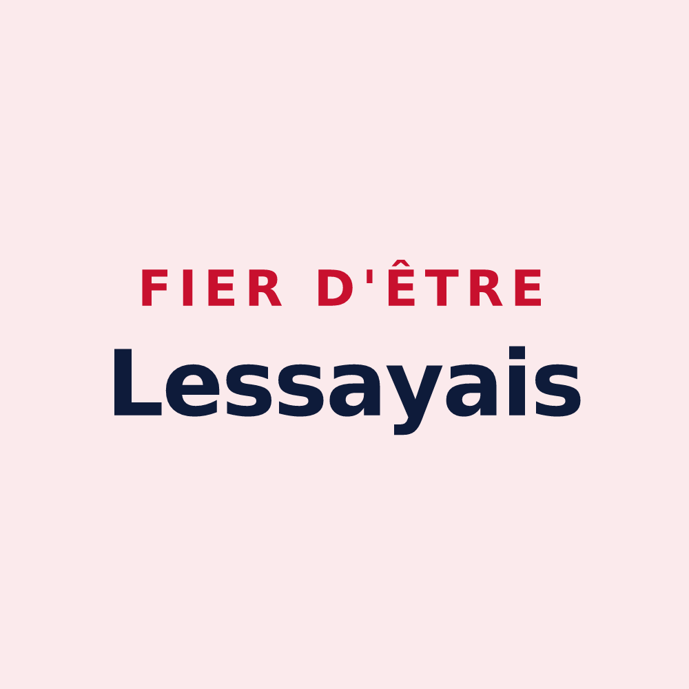 Magnet « Fier d'être Lessayais » — design pour Lessay