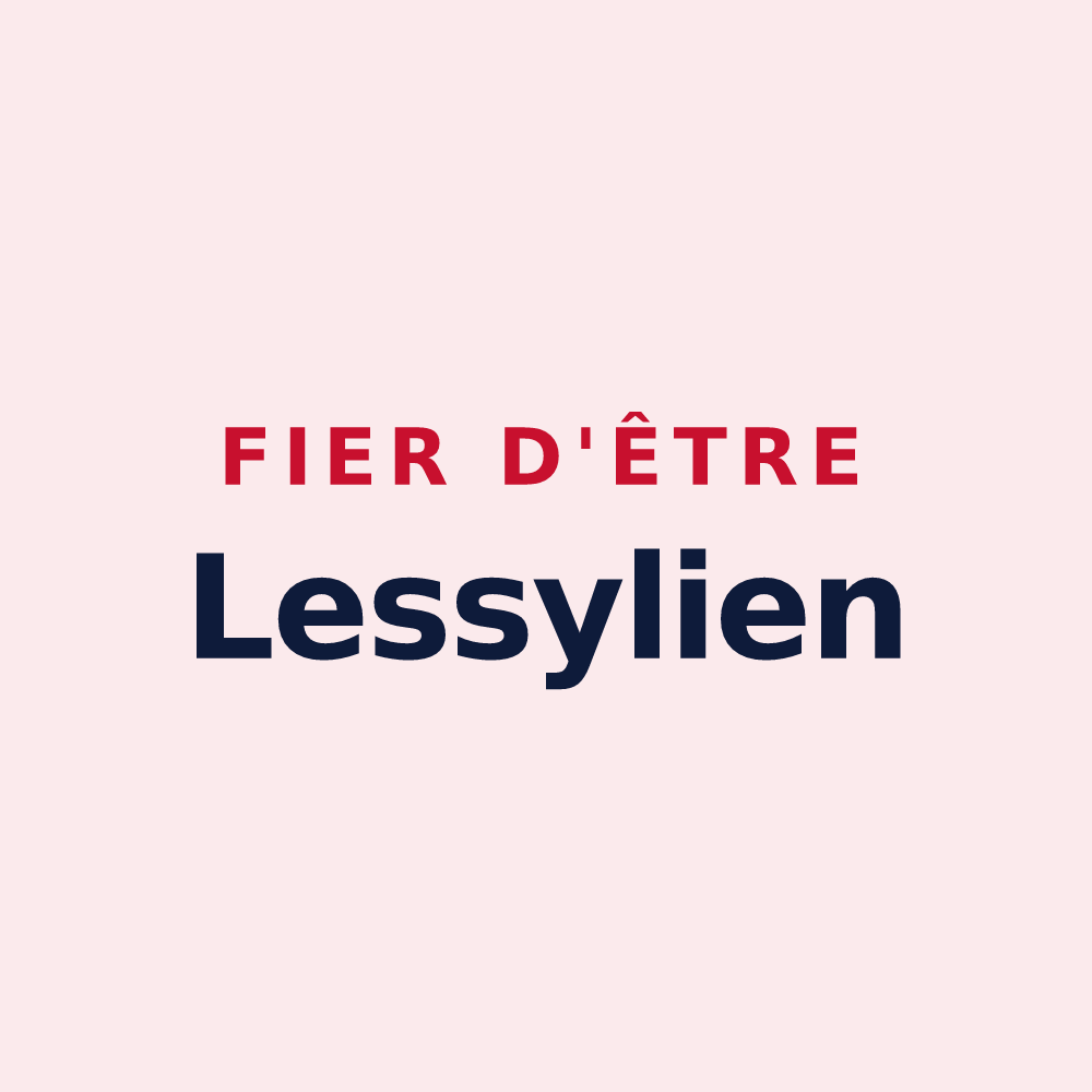 Magnet « Fier d'être Lessylien » — design pour Lessy