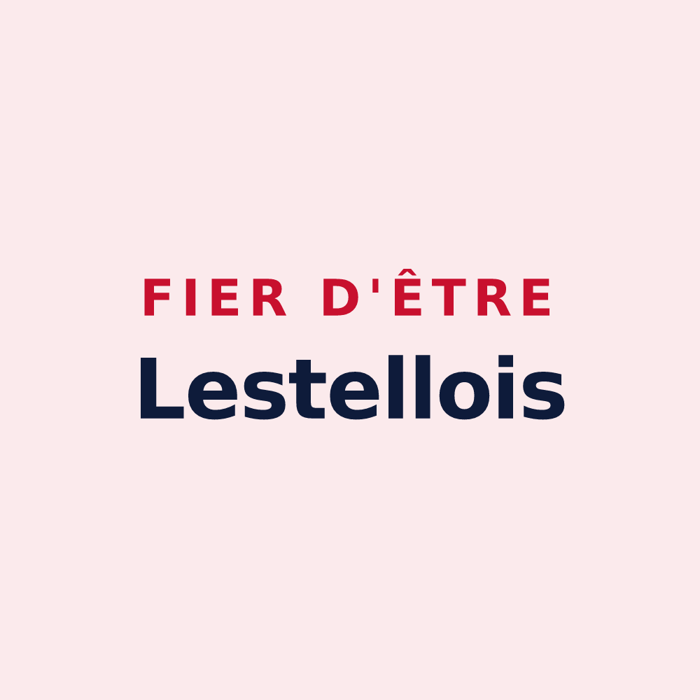 Magnet « Fier d'être Lestellois » — design pour Lestelle-Bétharram