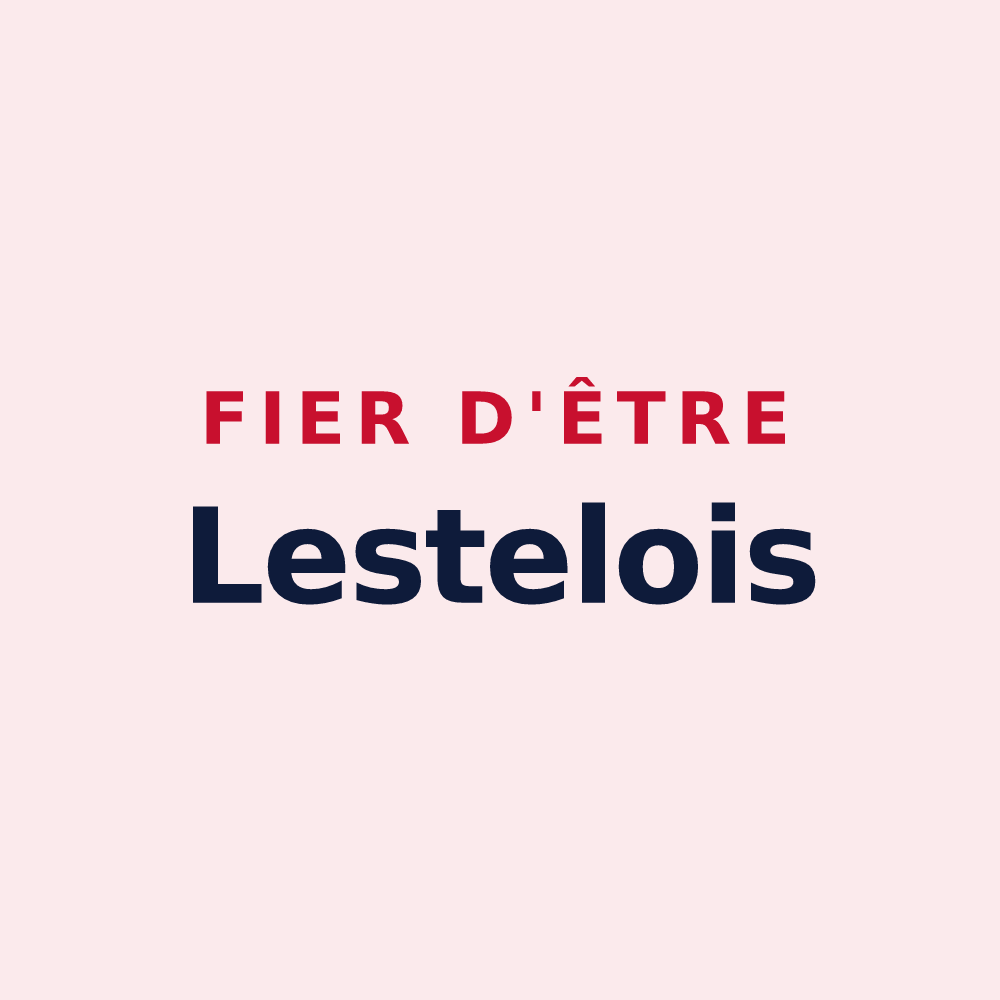Magnet « Fier d'être Lestelois » — design pour Lestelle-de-Saint-Martory