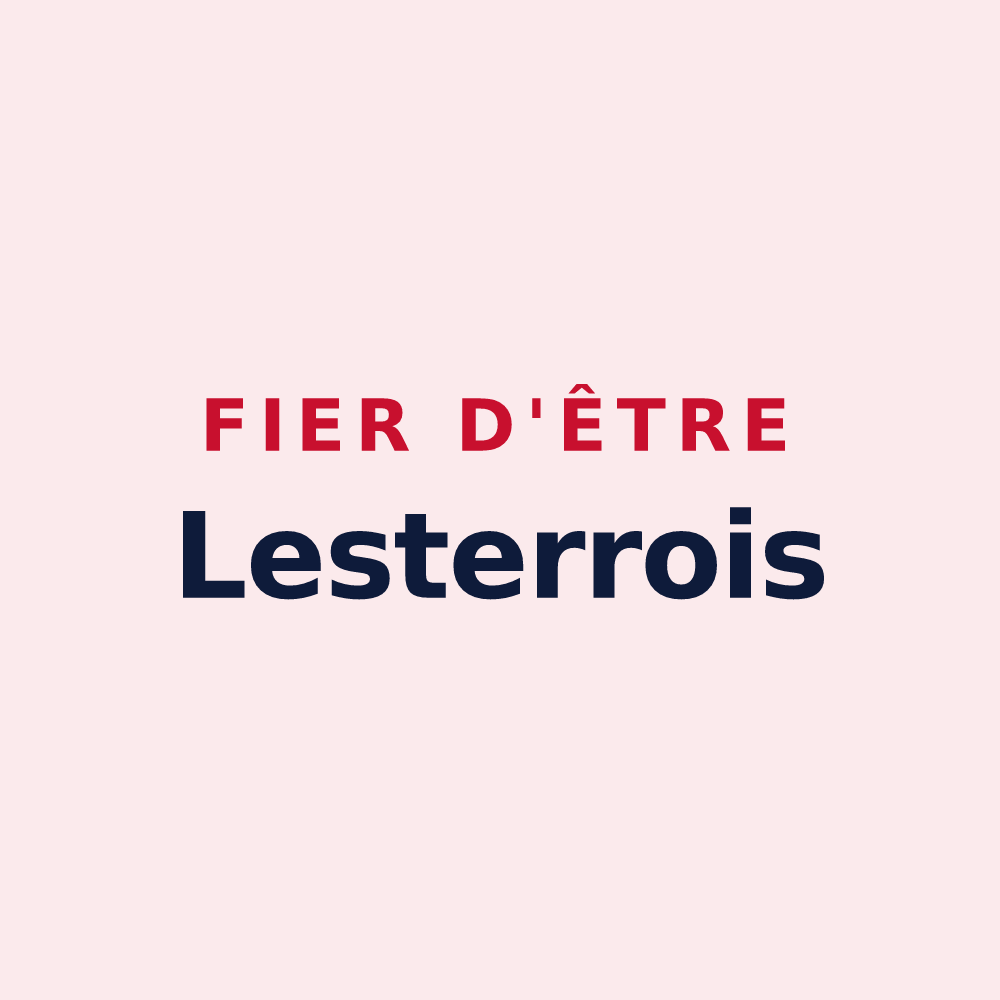 Magnet « Fier d'être Lesterrois » — design pour Lesterps