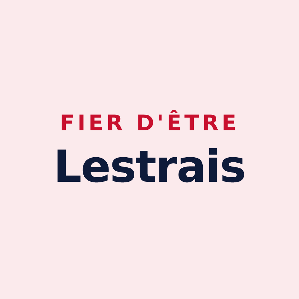 Magnet « Fier d'être Lestrais » — design pour Lestre