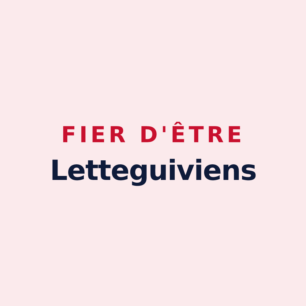 Magnet « Fier d'être Letteguiviens » — design pour Letteguives