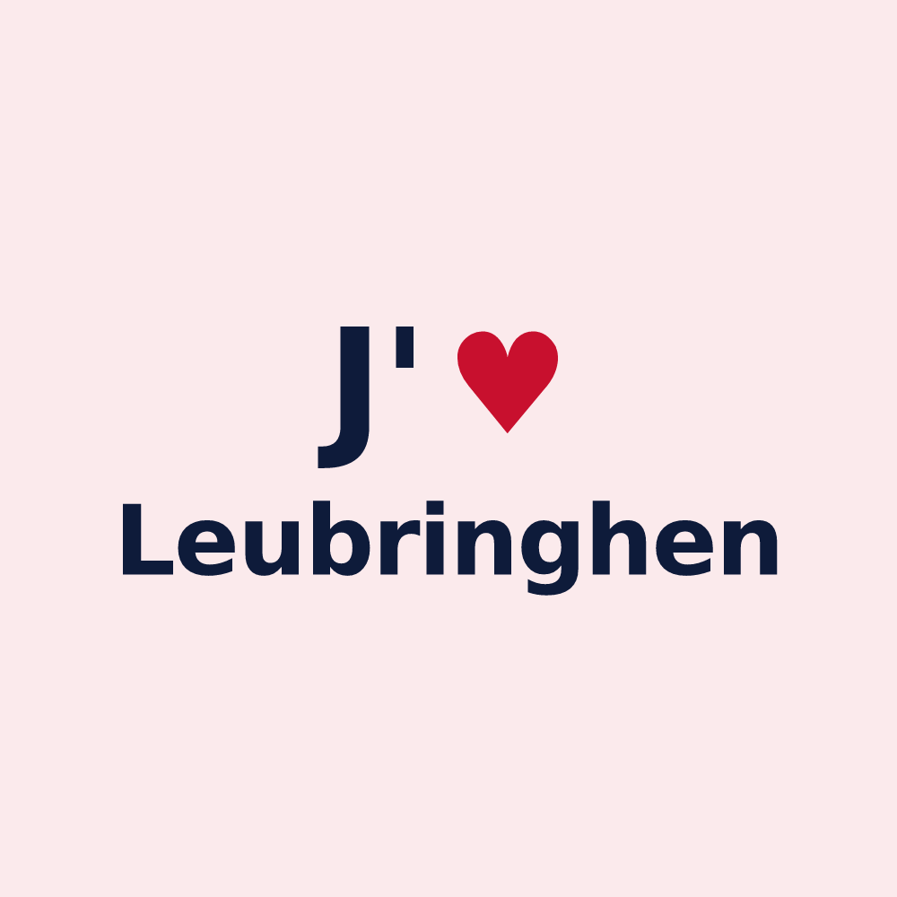 Magnet personnalisé Leubringhen — design J'aime Leubringhen