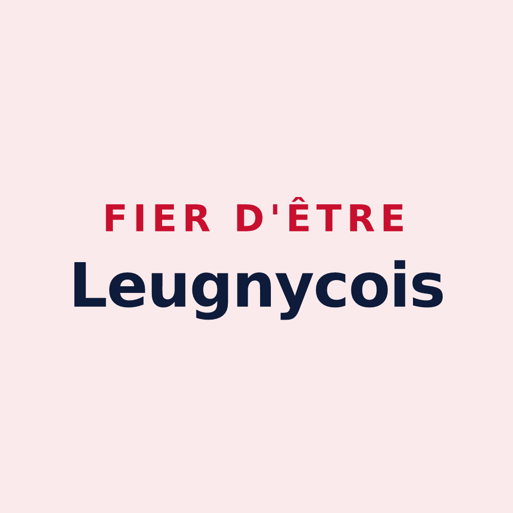 Magnet « Fier d'être Leugnycois » — design pour Leugny