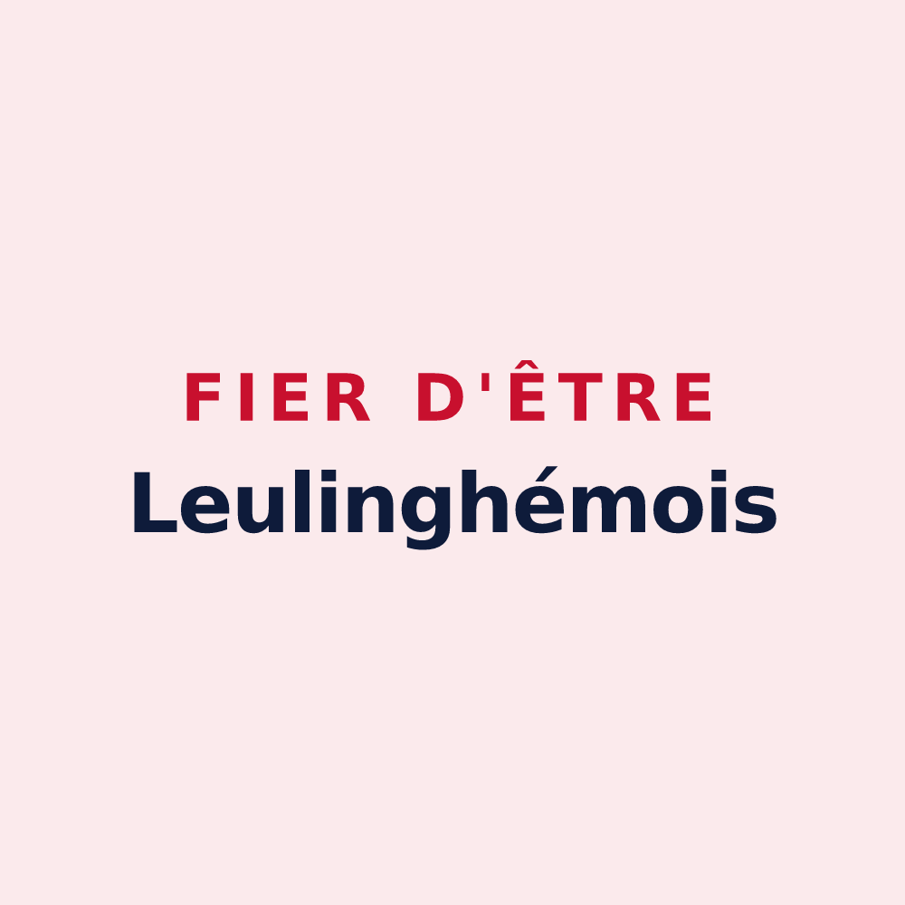 Magnet « Fier d'être Leulinghémois » — design pour Leulinghem