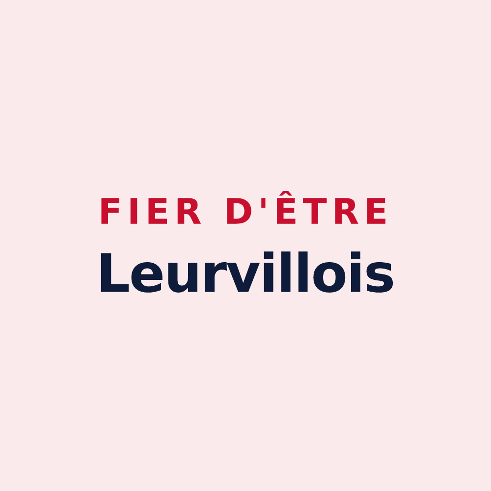 Magnet « Fier d'être Leurvillois » — design pour Leurville